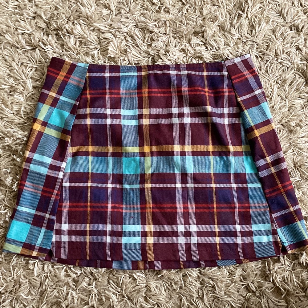 Urban Outfitter Multi-Color Plaid Mini Skirt